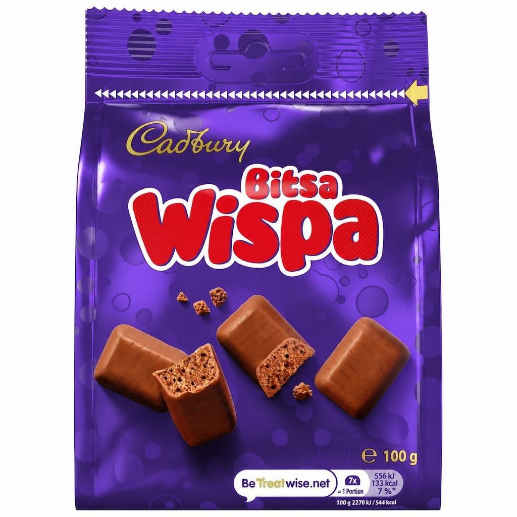 Cadbury Bitsa Wispa Chocolate Bag 100G