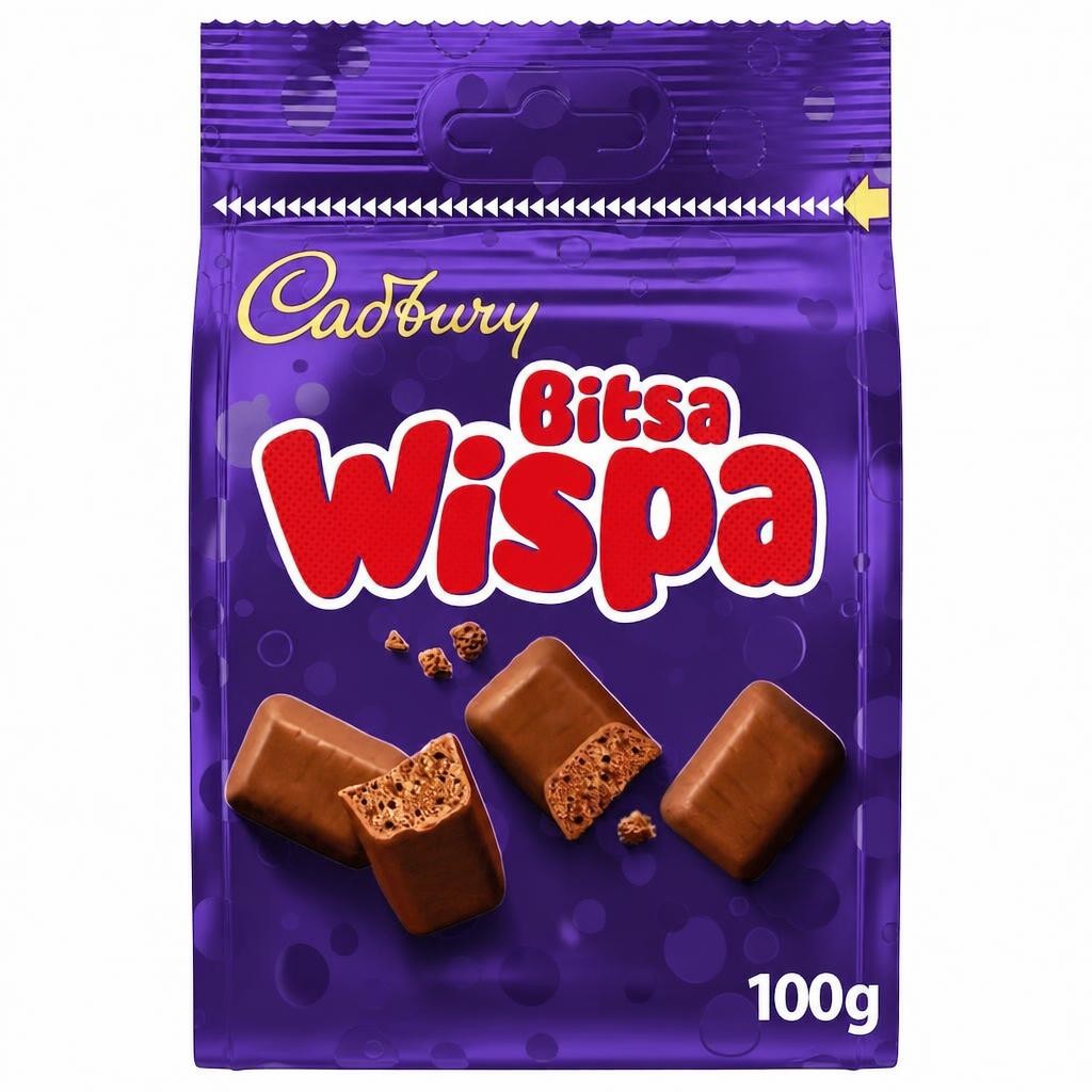 Cadbury Bitsa Wispa Chocolate Bag 100G
