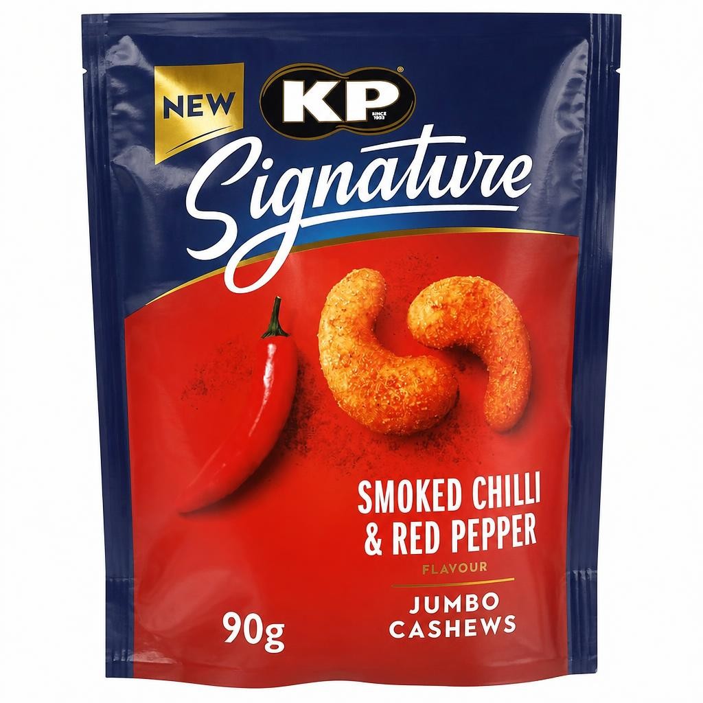 KP Signature Smoked Chilli and Red Pepper Cashews 90g