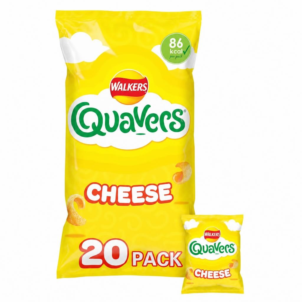 Walkers Quavers Cheese Multipack Crisps 20x16g