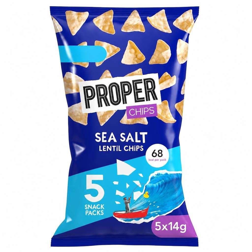 PROPERCHIPS SEA SALT 5x14G