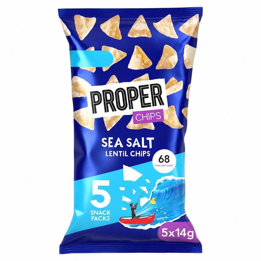 PROPERCHIPS SEA SALT 5x14G