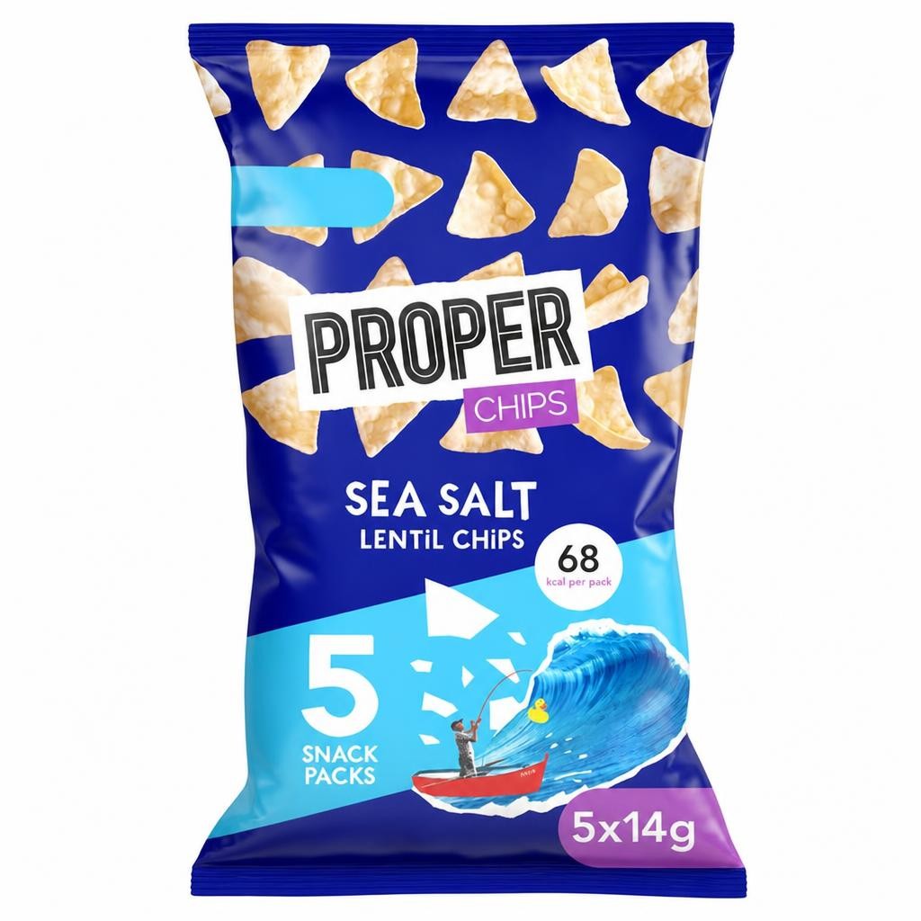Proper Chips Sea Salt Multipack 5x14G