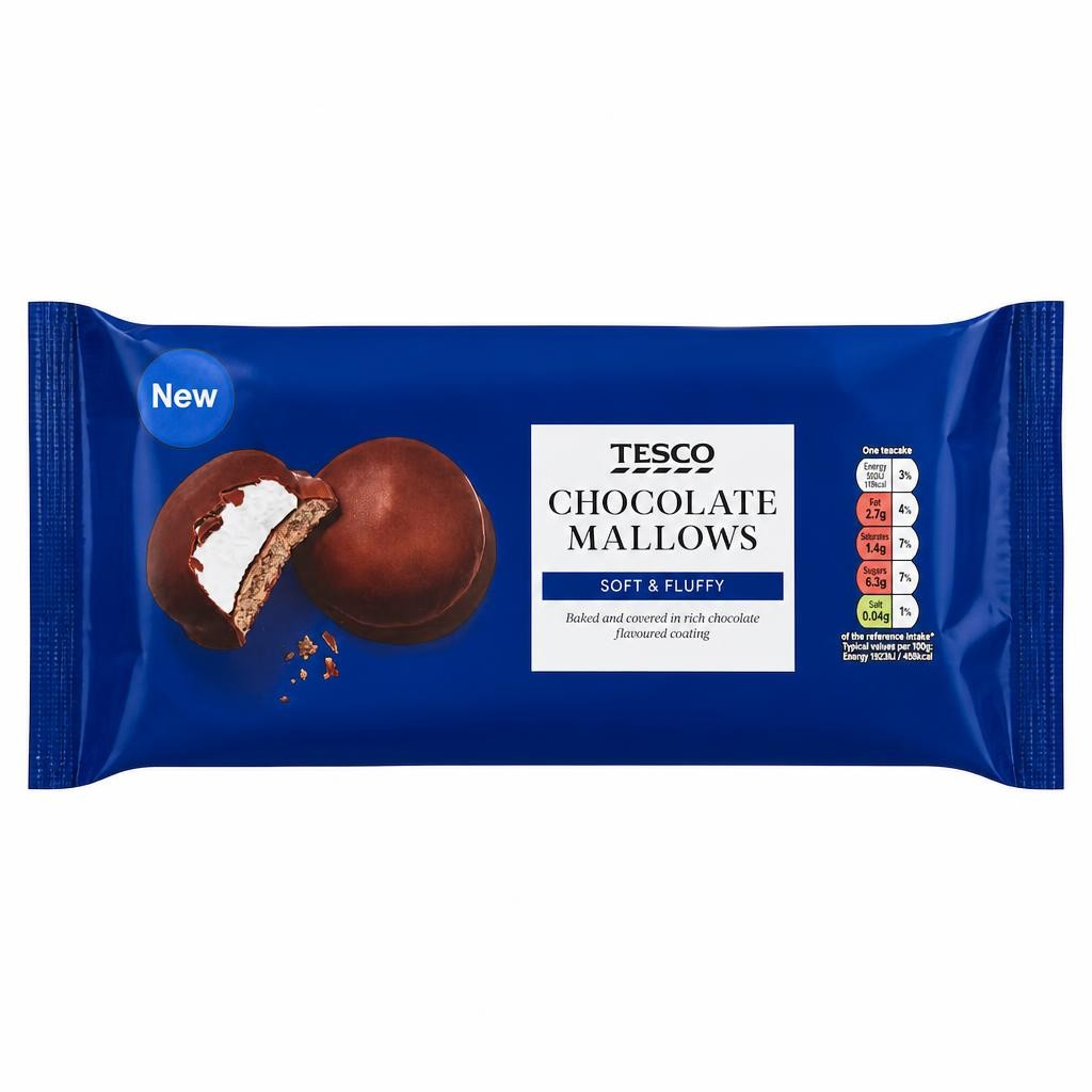 Tesco Chocolate Mallows 120g