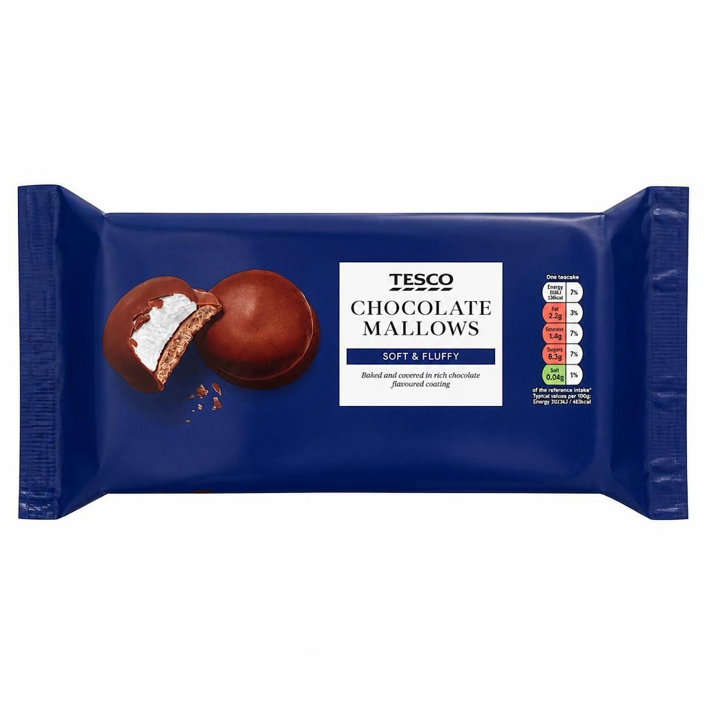 Tesco Chocolate Mallows 120g