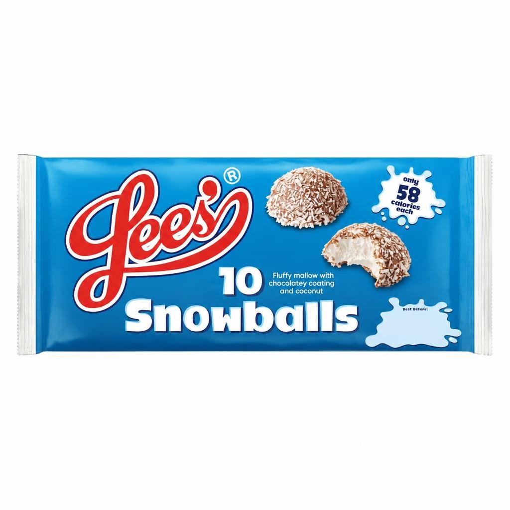 Lee's Snowballs 10 Pack 130g