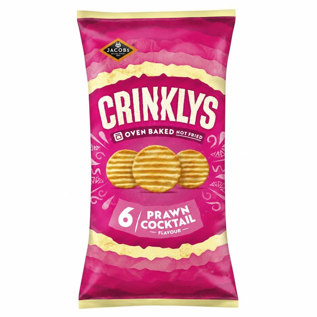 Jacob's Crinklys Prawn Cocktail 6pk 138g