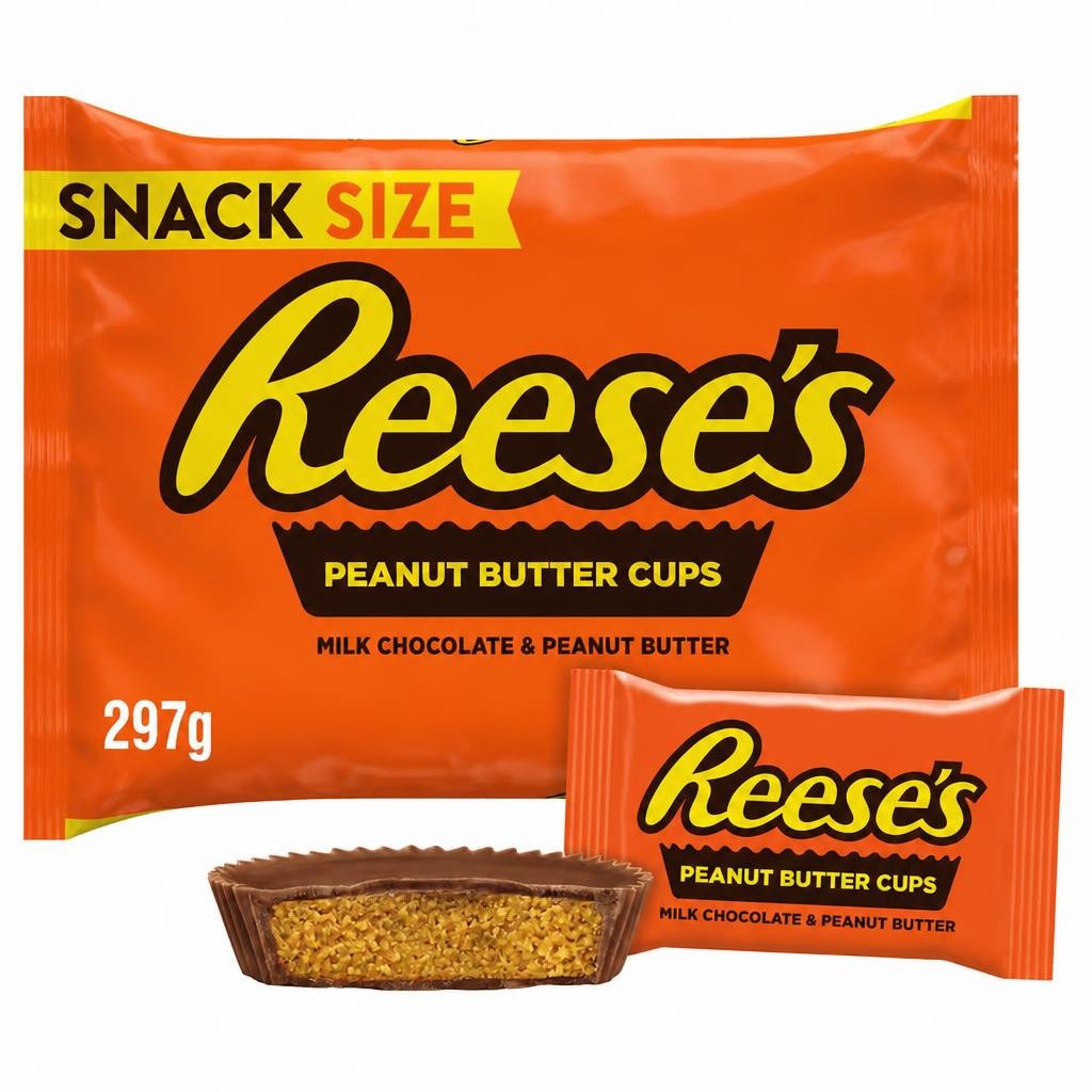 Reese's Milk Chocolate Peanut Butter Cups Snack Size Multipack 297g