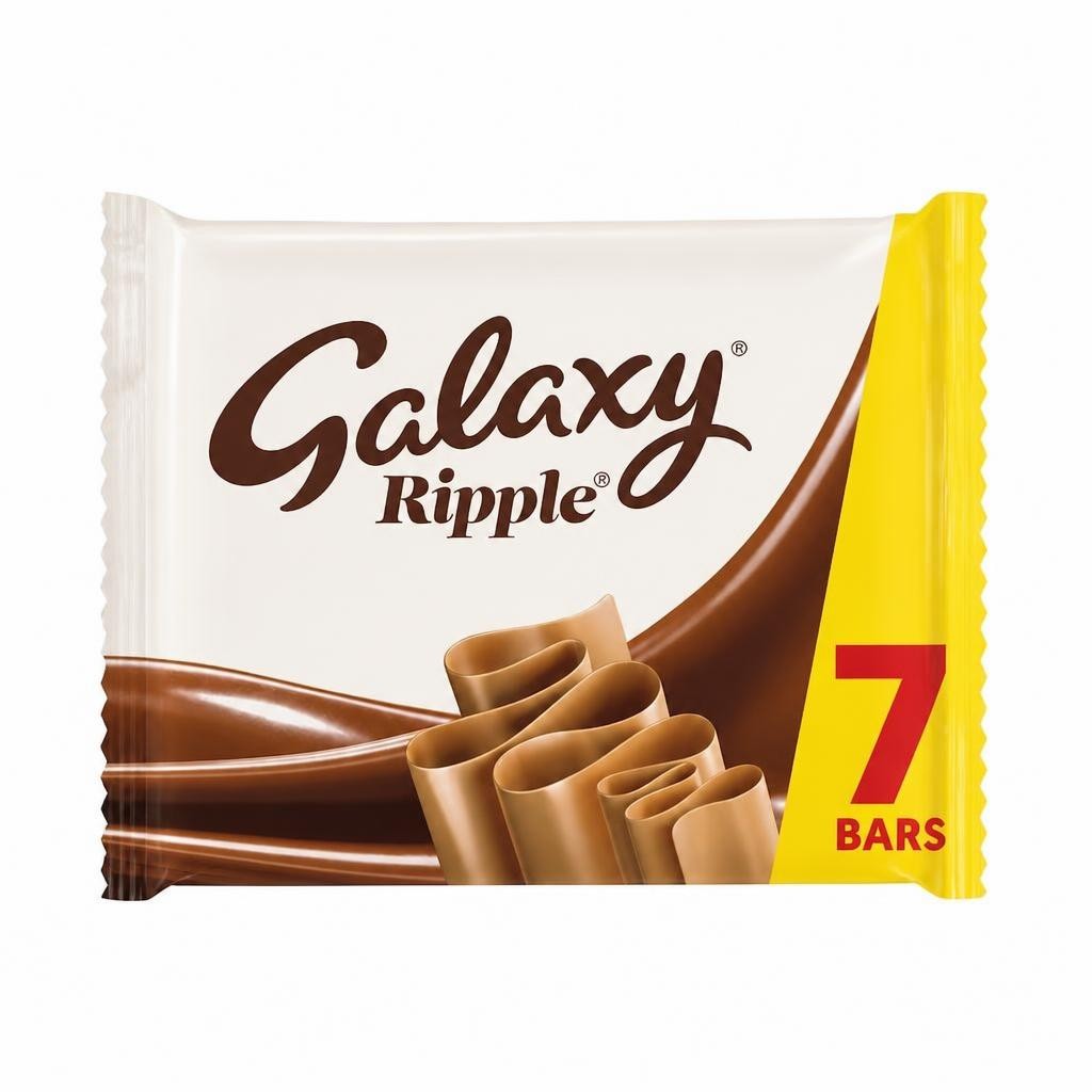 Galaxy Ripple Multipack Milk Chocolate Bars 7 x 30g