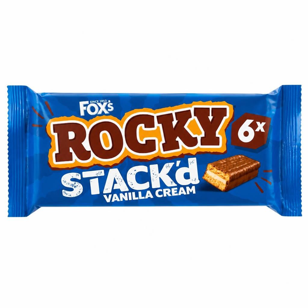 Rocky STACK'd Vanilla Cream 6pk x 25g