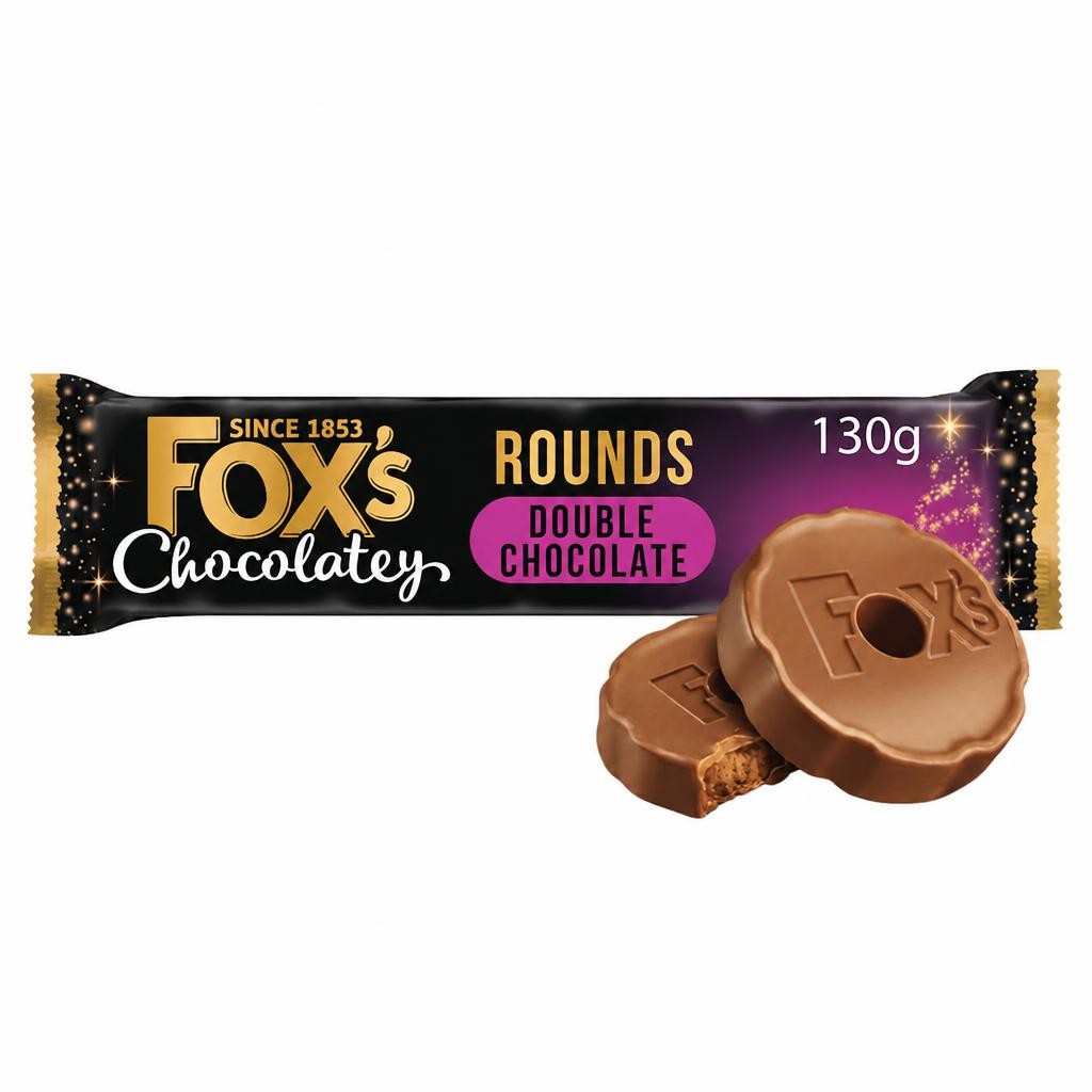 Fox's Chocolatey Rounds Double Chocolate 130g