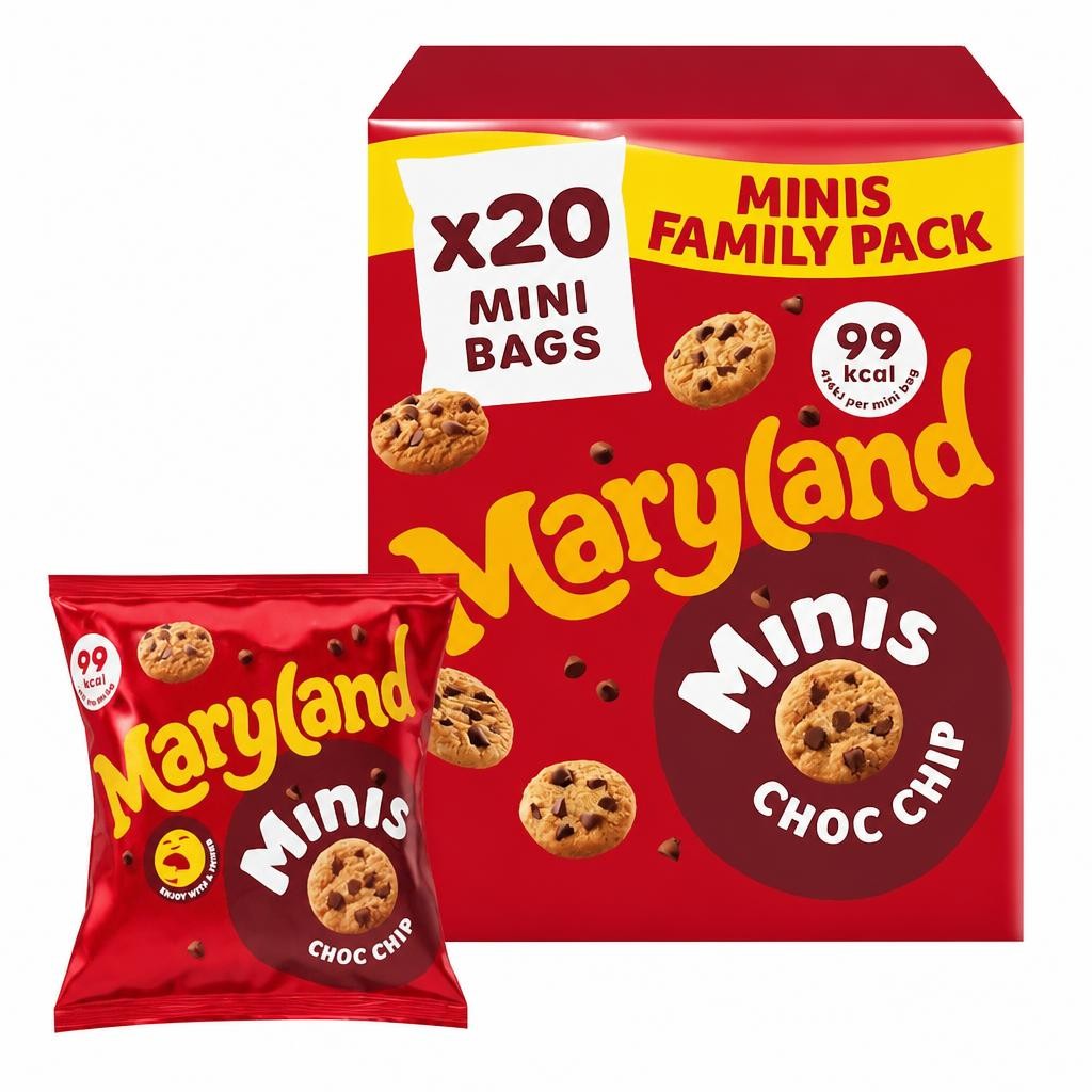 Maryland Mini Choc Chip Cookies 20x19.8g