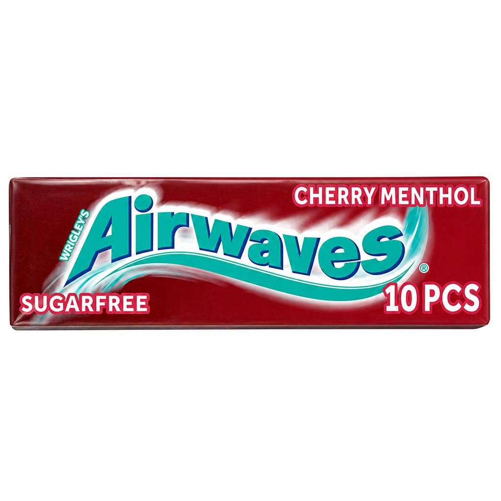 Airwaves Cherry Menthol Gum 10 Pieces