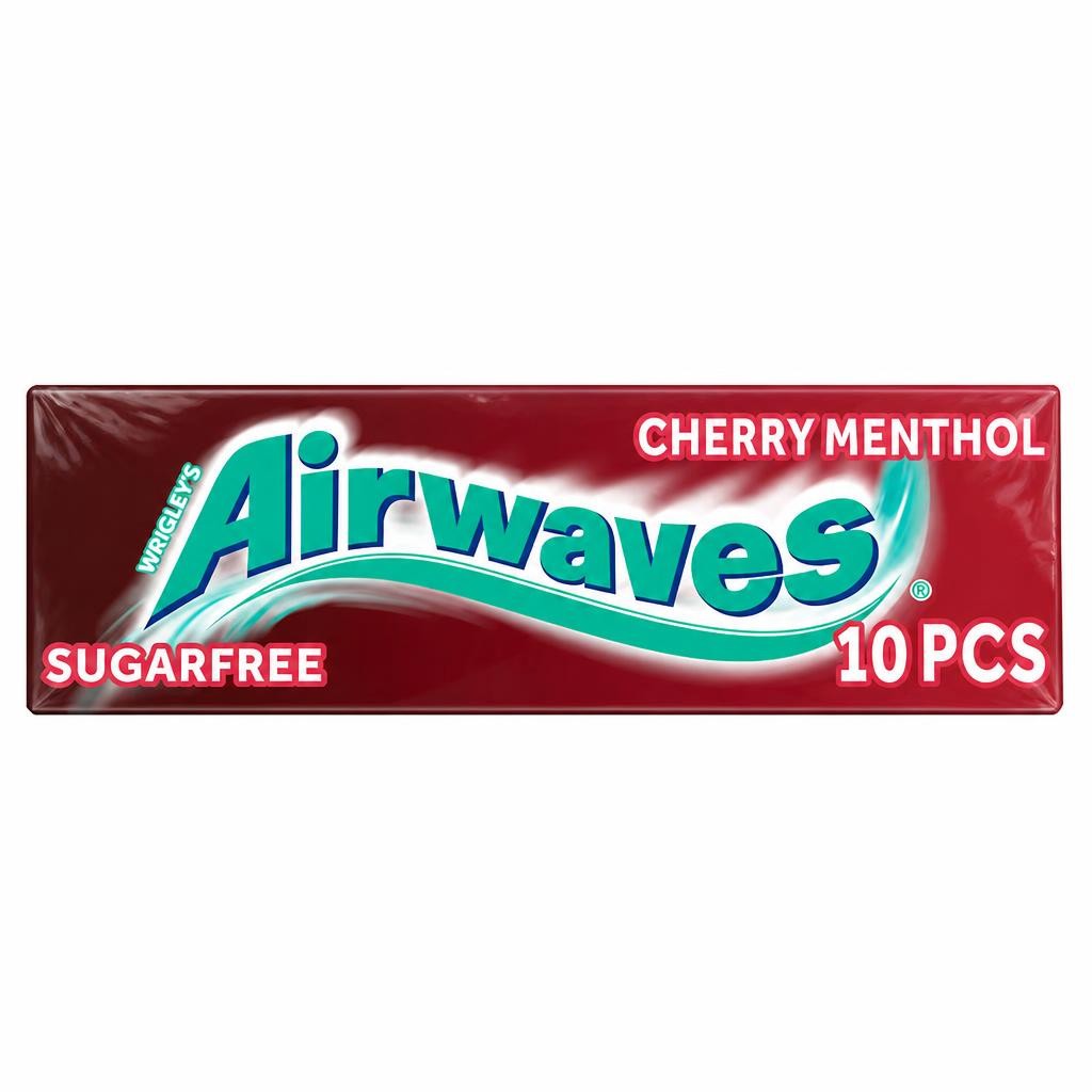 Airwaves Cherry Menthol Gum 10 Pieces