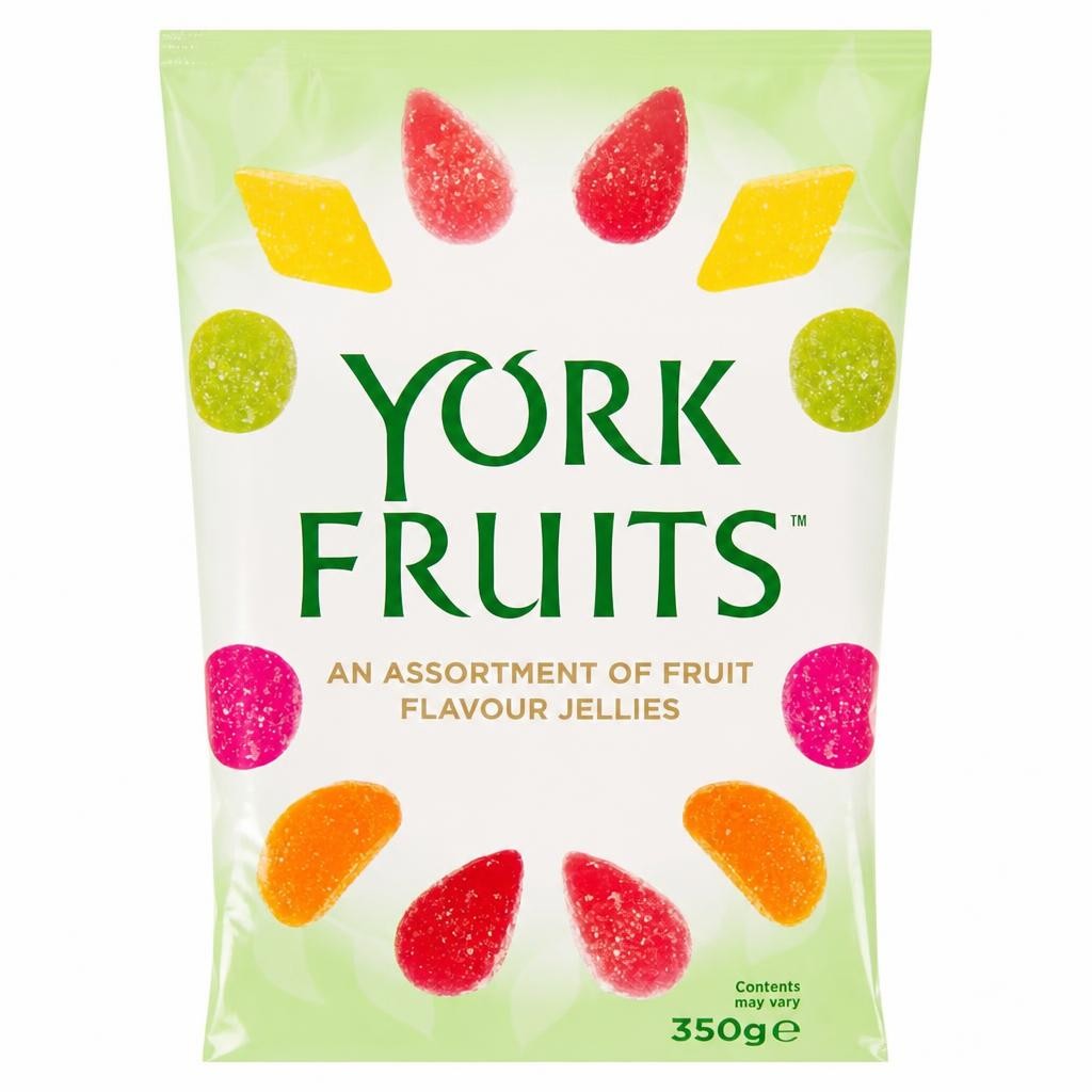 York Fruits Assortment Of Fruit Jellies 350G