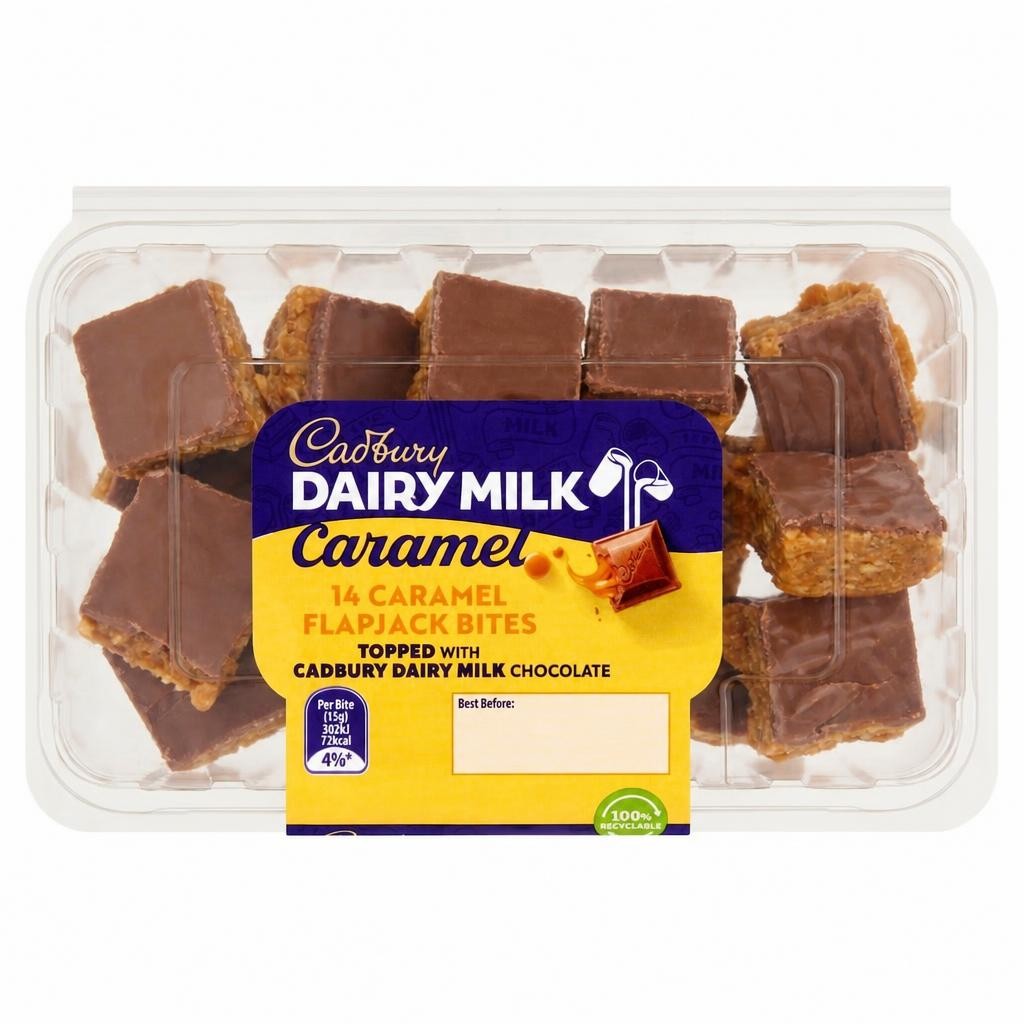 Cadbury Dairy Milk Caramel Flap Jack Bites X14