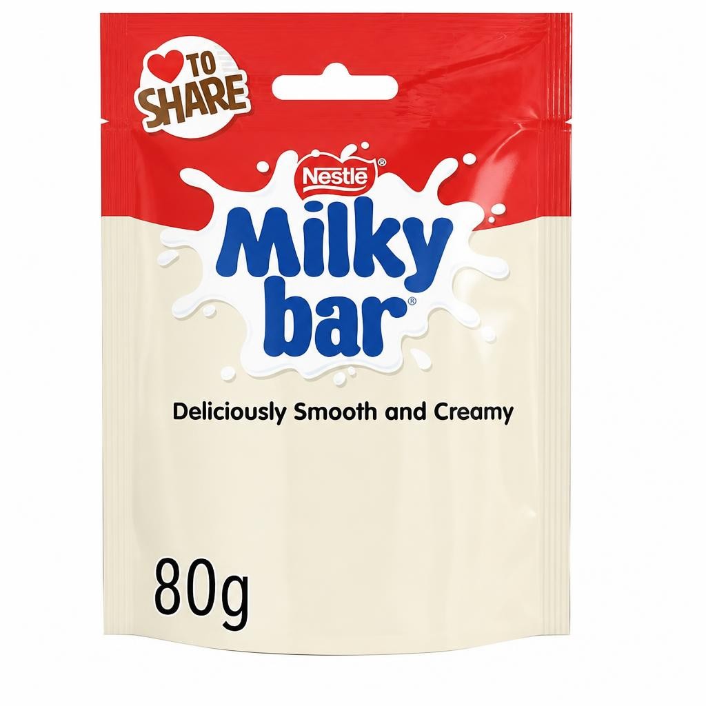 Milkybar White Chocolate Pieces 80g