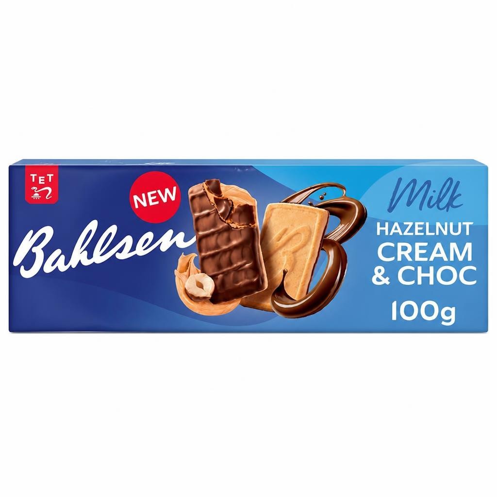 Bahlsen Hazelnut Cream and Choc 100G