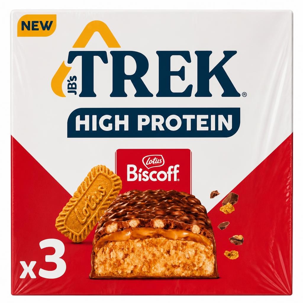 Trek High Protein Lotus Biscoff 3X44g