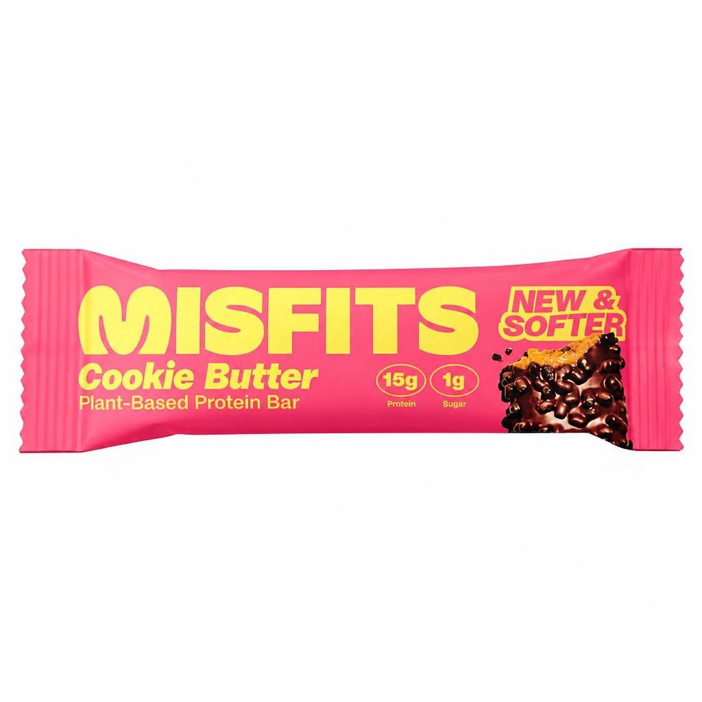 Misfits Plant-Based Protein Bar - Cookie Butter 50g
