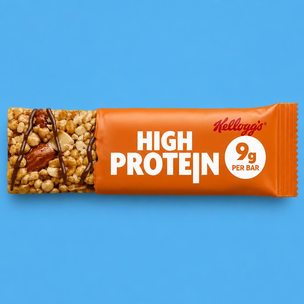 Kellogg's High Protein Almond & Salted Caramel Snack Bars 4x35g