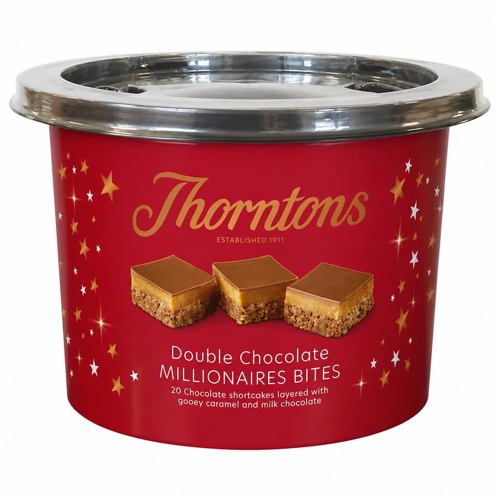 Thorntons Double Chocolate Millionaires Bites x 20  Bites