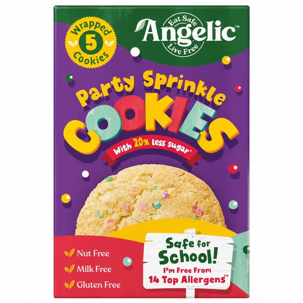 Angelic Kids Party Sprinkles Cookies 120g