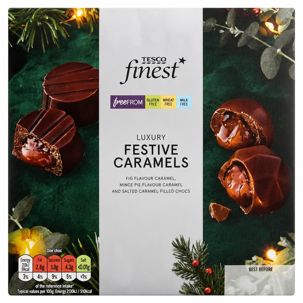 Tesco Finest Free From Mixed Caramels Selection 90g