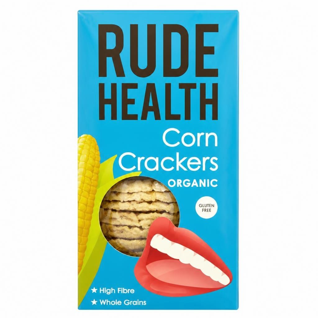 Corn Crackers, Organic 130g (Rude Health)