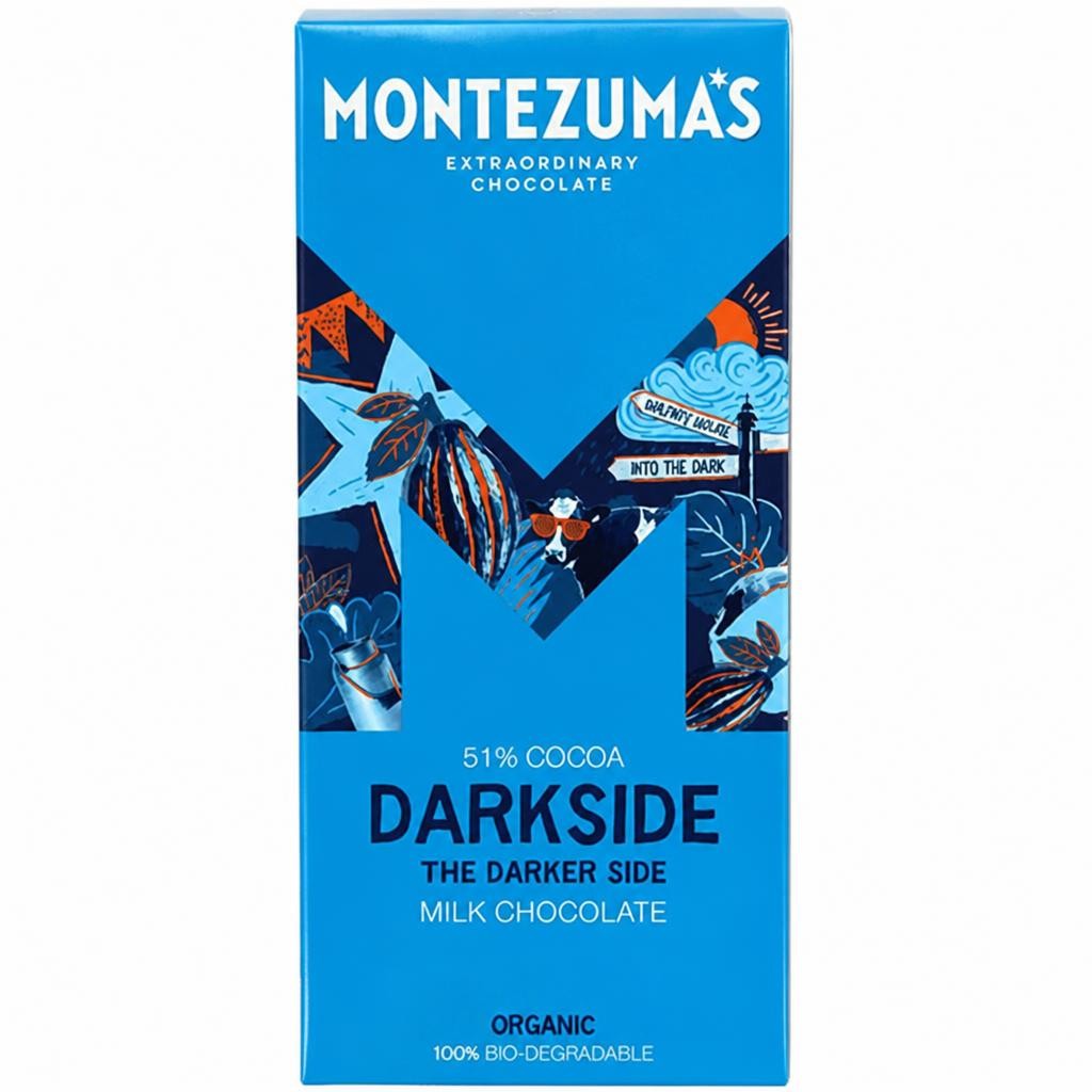 Organic 51% Cocoa Milk Chocolate 90g (Montezuma's)