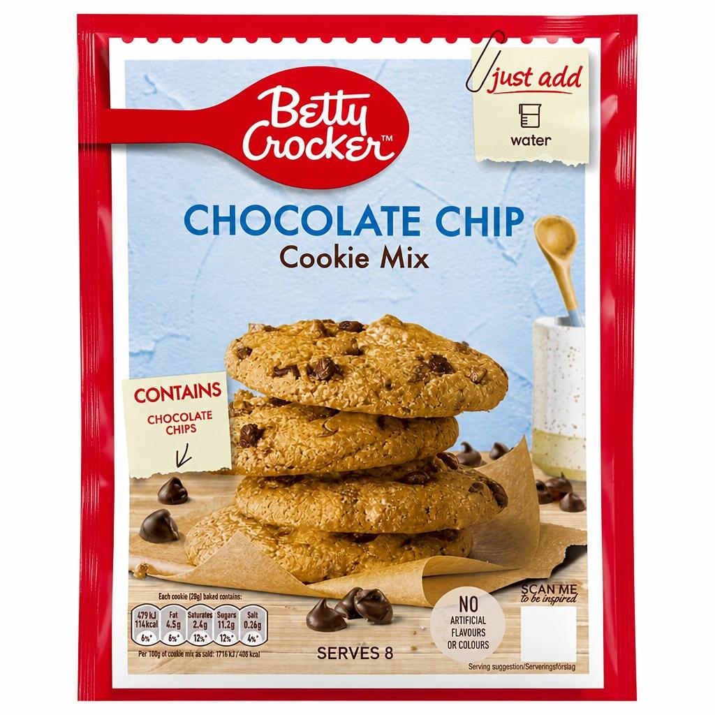 Betty Crocker Chocolate Chip Cookie Mix 200G