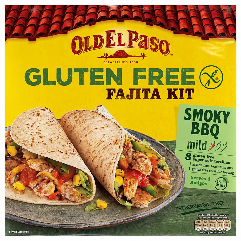 Old El Paso Gluten Free Fajita Kit 462G
