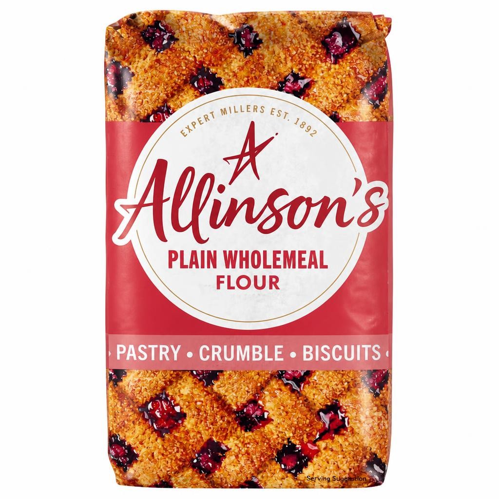 Allinson's Plain Wholemeal Baking Flour 1kg