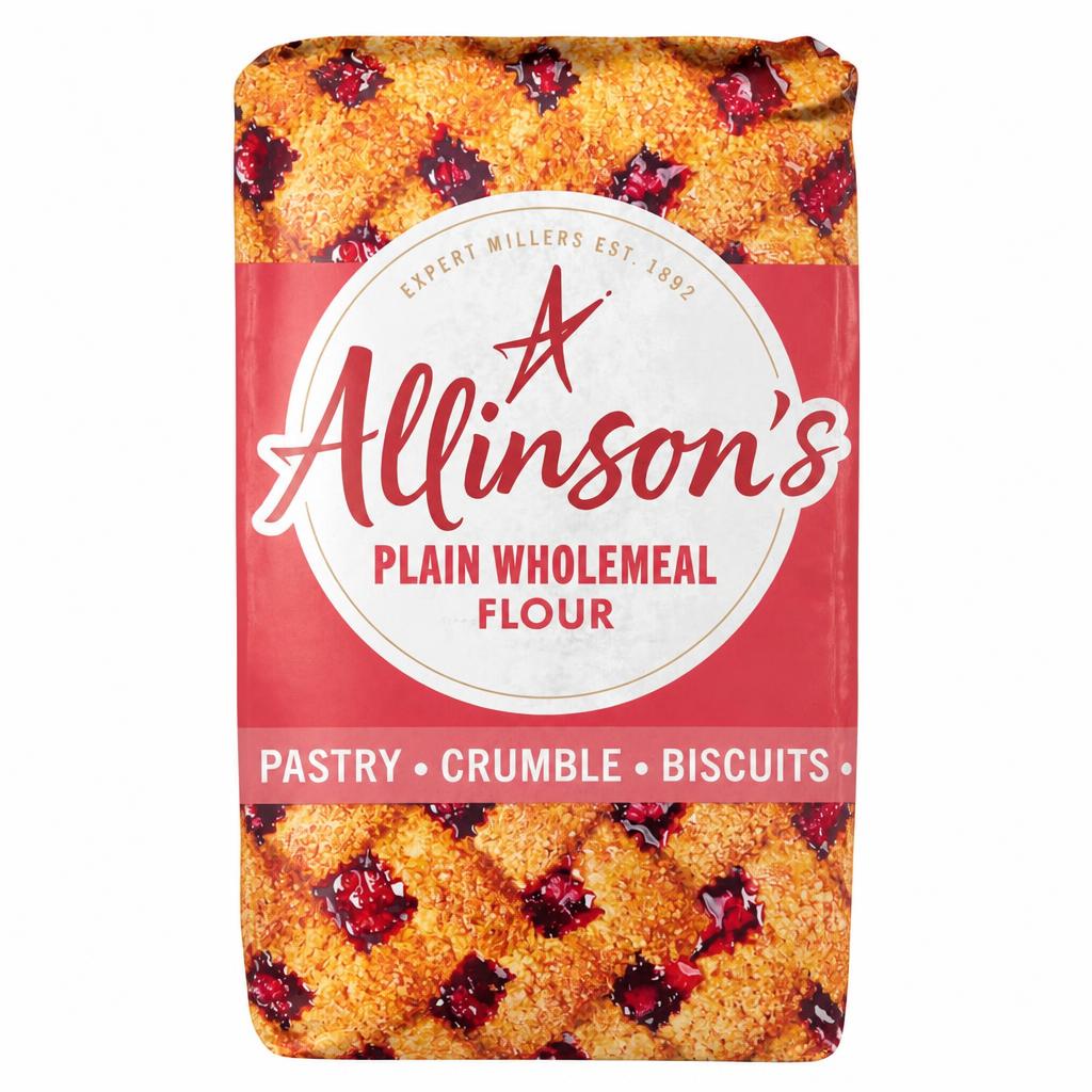 Allinson's Plain Wholemeal Baking Flour 1kg