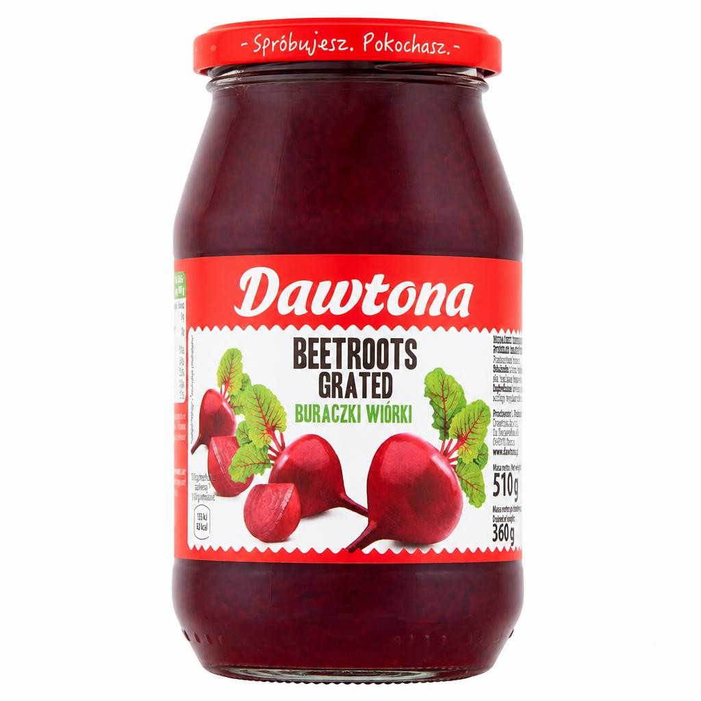Dawtona Grated Beetroot 510G