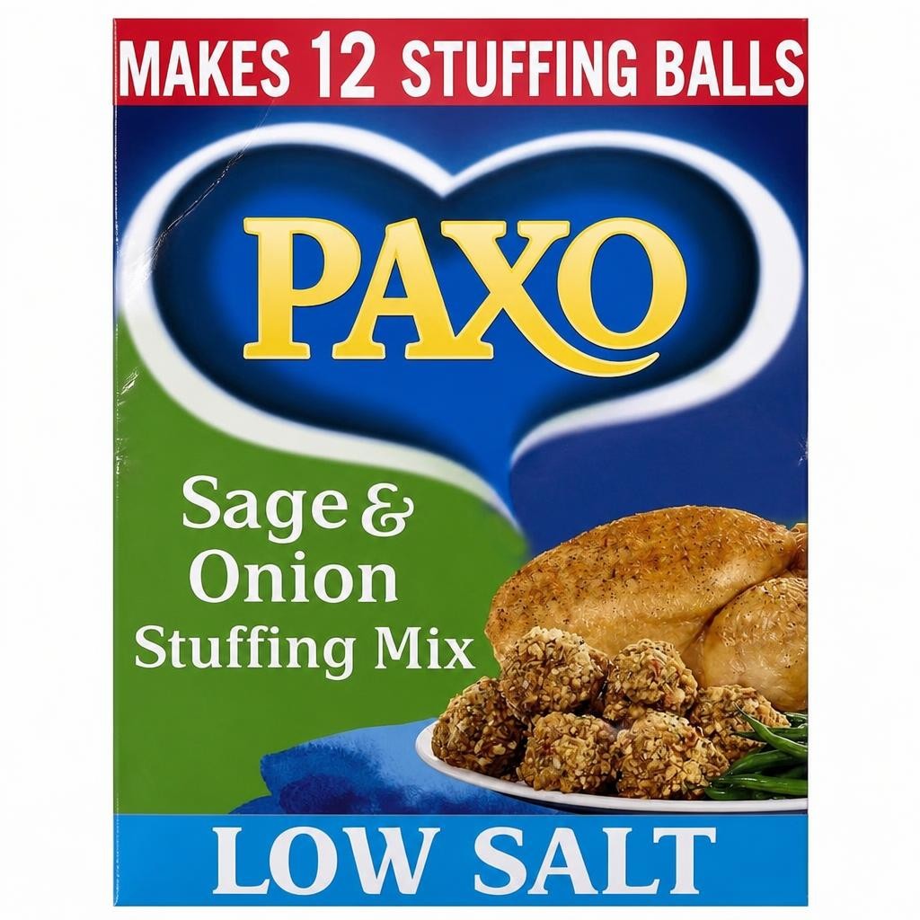 Paxo Low Salt Sage & Onion Stuffing Mix 170G