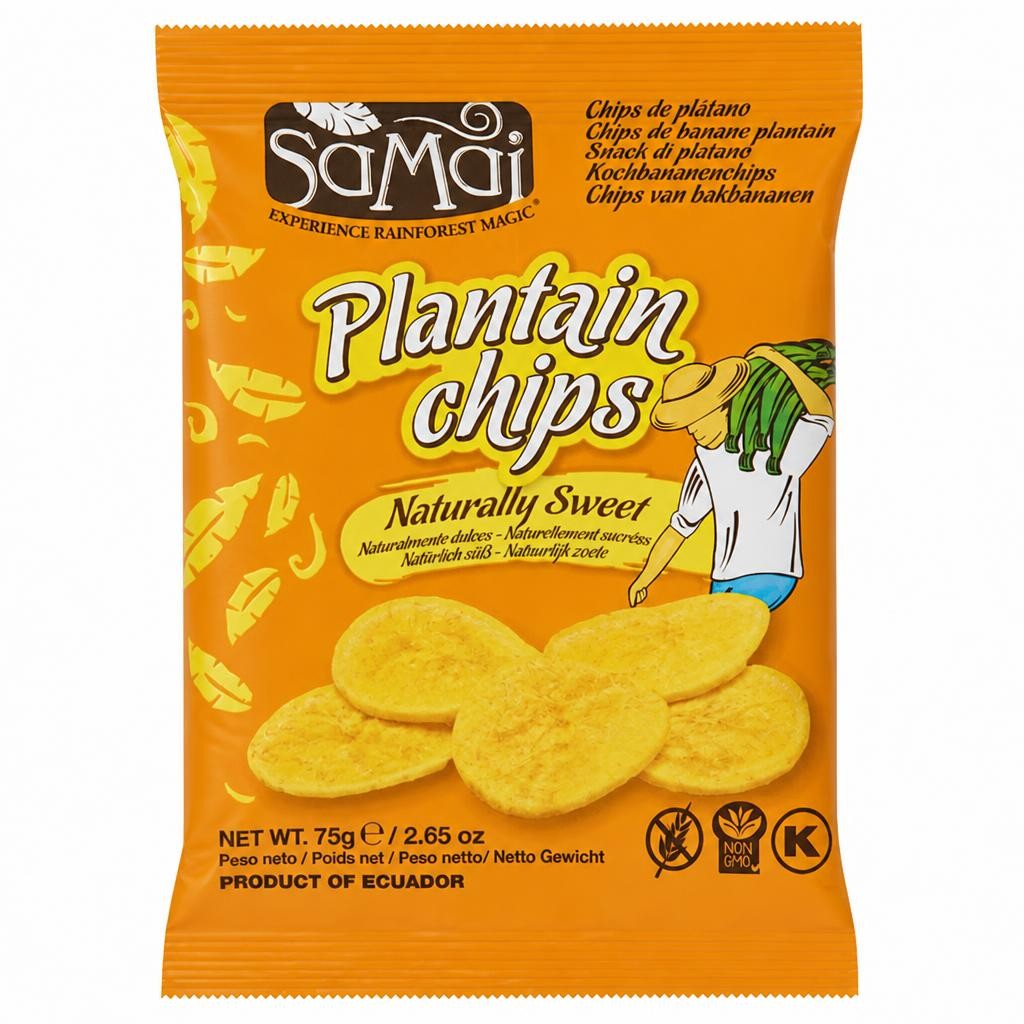 Samai Sweet Plantain Chips 75G