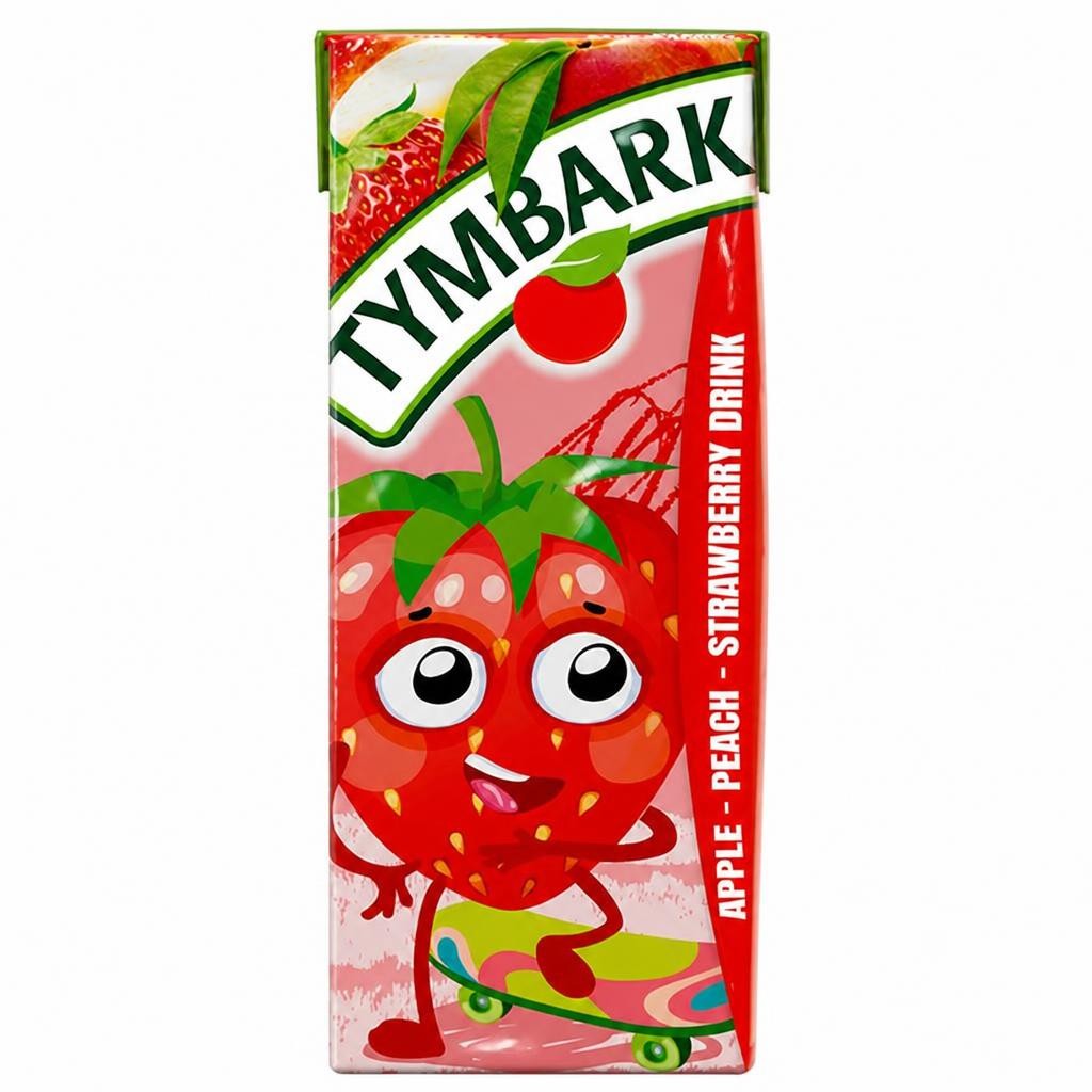 Tymbark Apple Peach Strawberry Drink 200Ml
