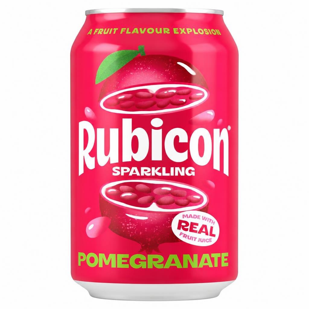 Rubicon Sparkling Pomegranate Juice Drink 330Ml Can