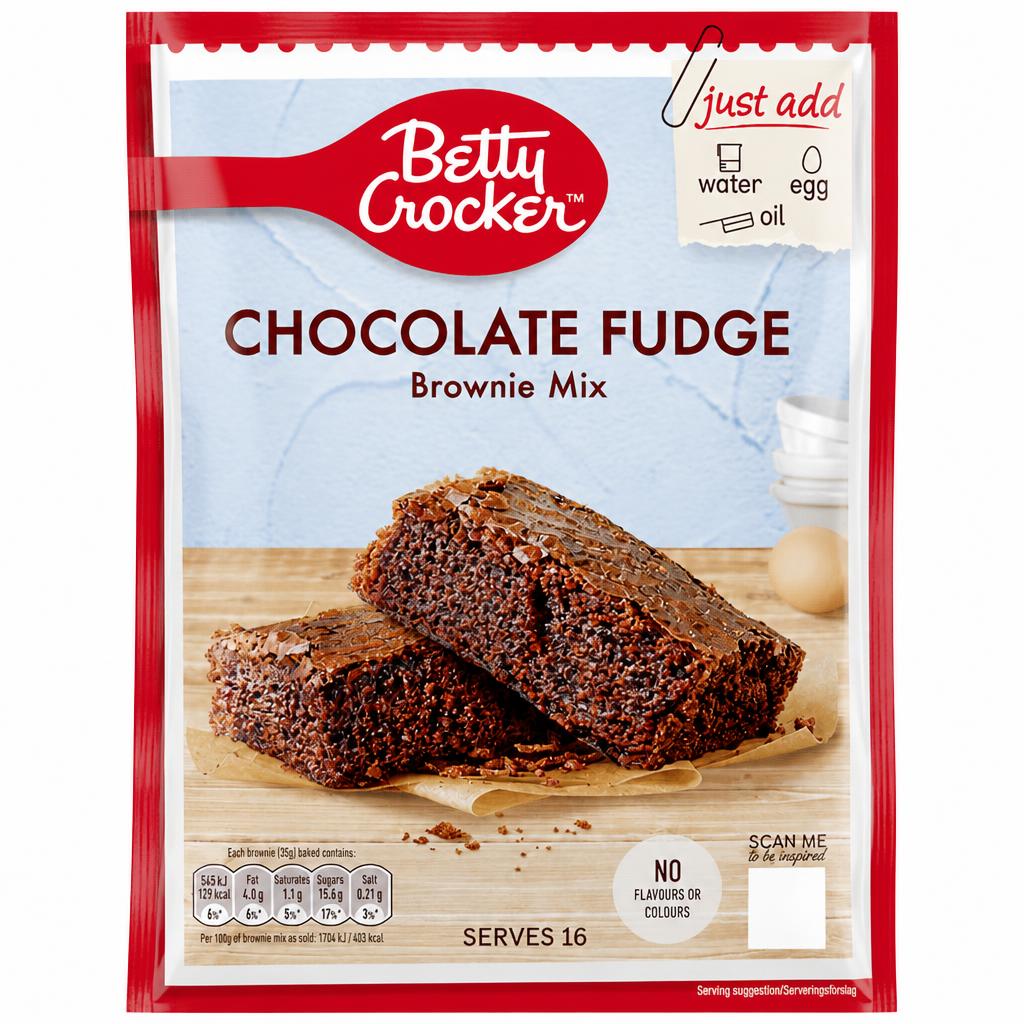 Betty Crocker Chocolate Fudge Brownie Mix 415G