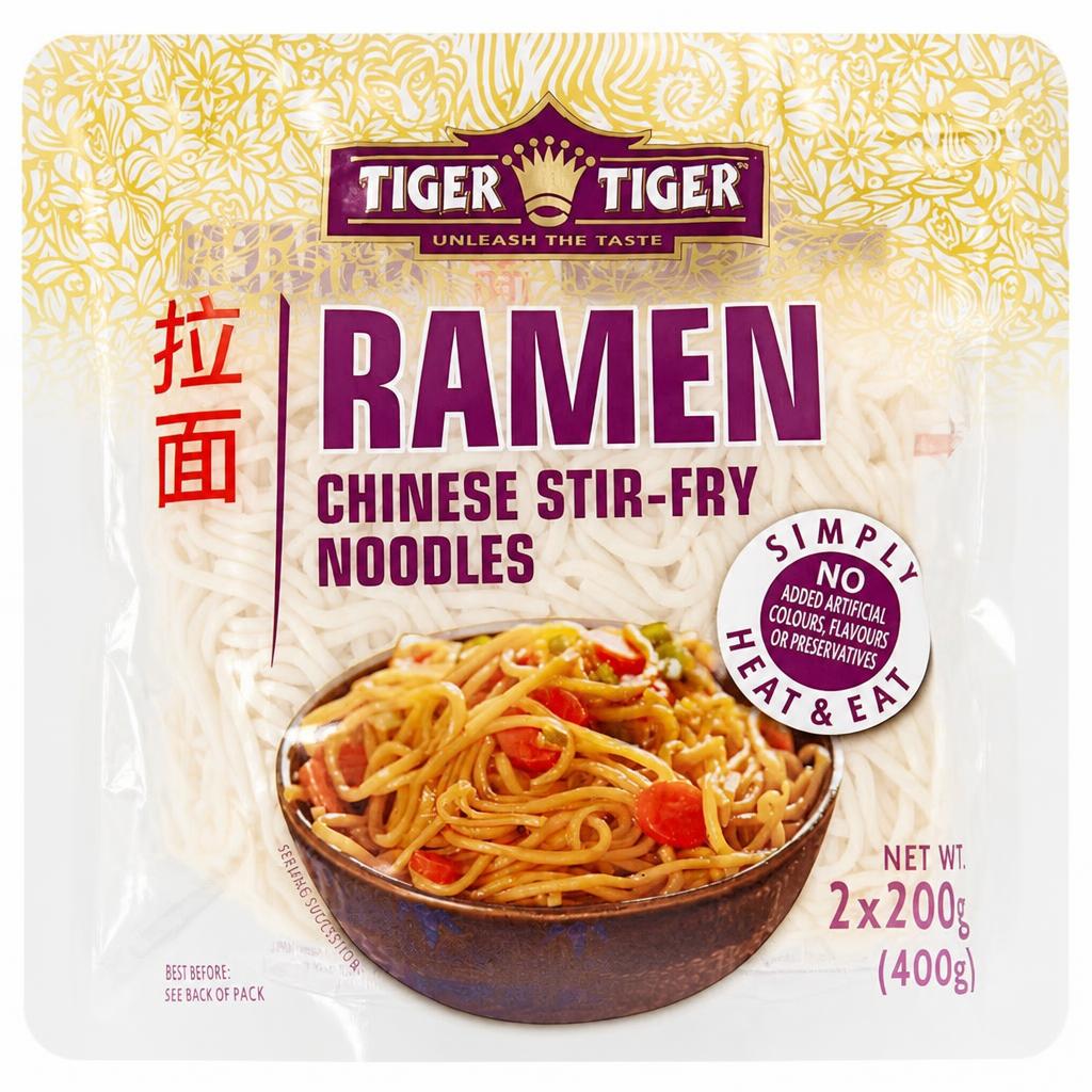 Tiger Tiger Ramen Stir Fry Noodles 400G