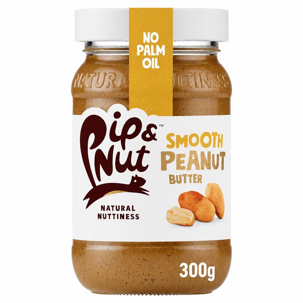 Pip & Nut Smooth Peanut Butter 300G