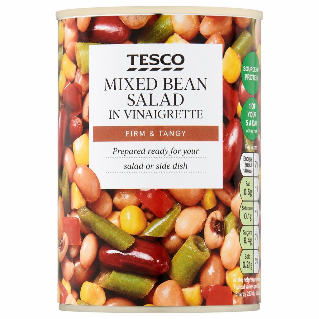 Tesco Mixed Bean Salad in Vinaigrette 400g