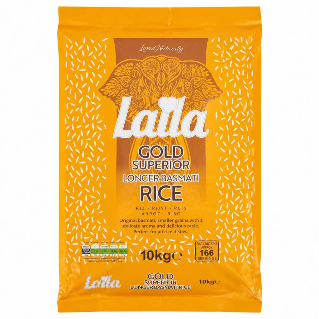 Laila Gold Basmati Rice 10Kg