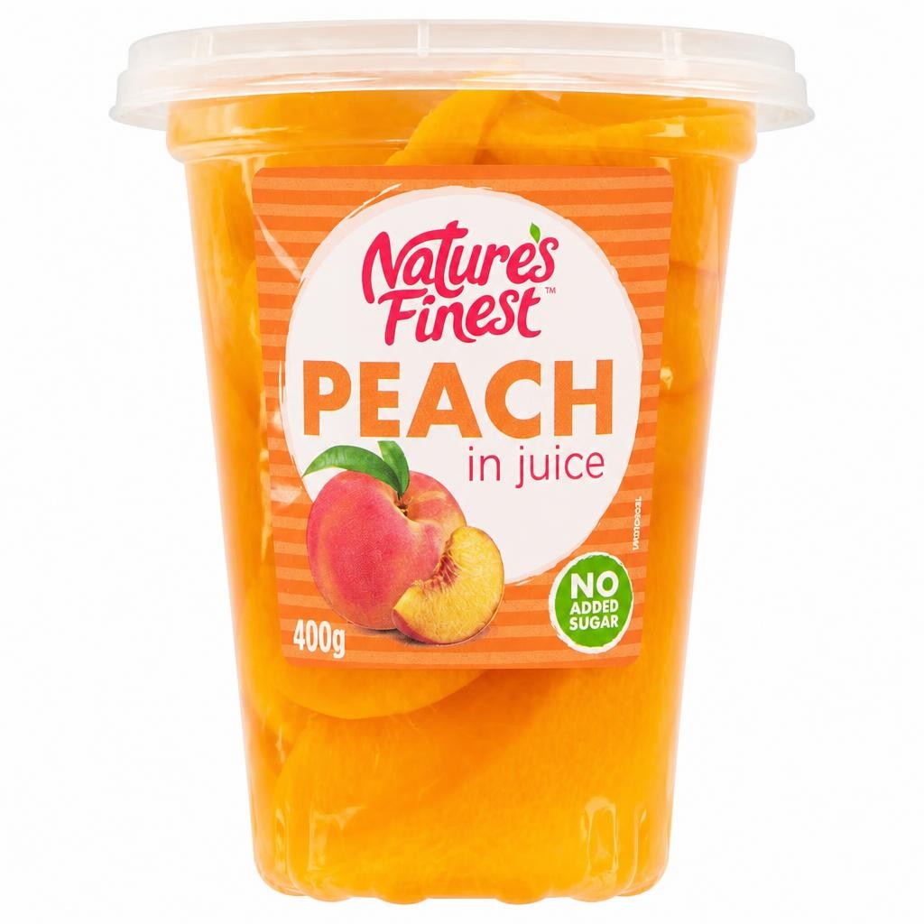 Nature's Finest Peach In Juice 400G