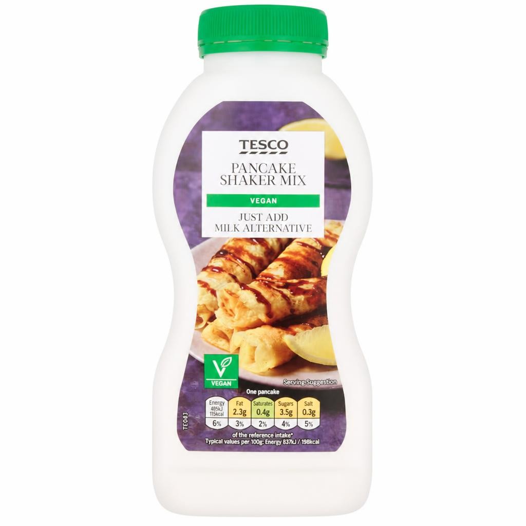 Tesco Vegan Pancake Shaker Mix 155G