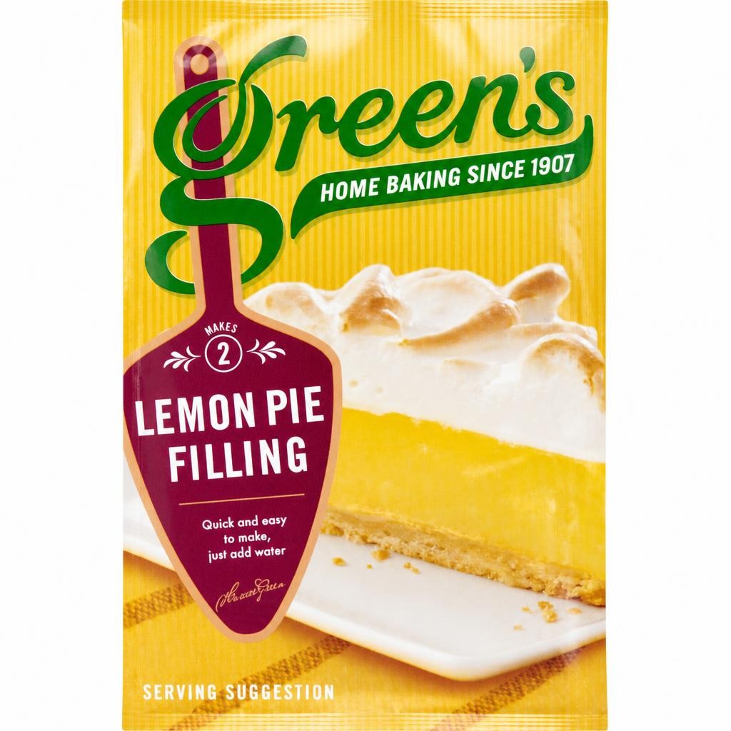 Greens Lemon Pie Filling Mix 2 X 70G