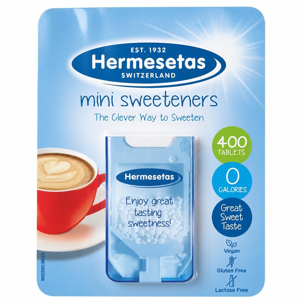 Hermesetas Mini Sweeteners 400Pk