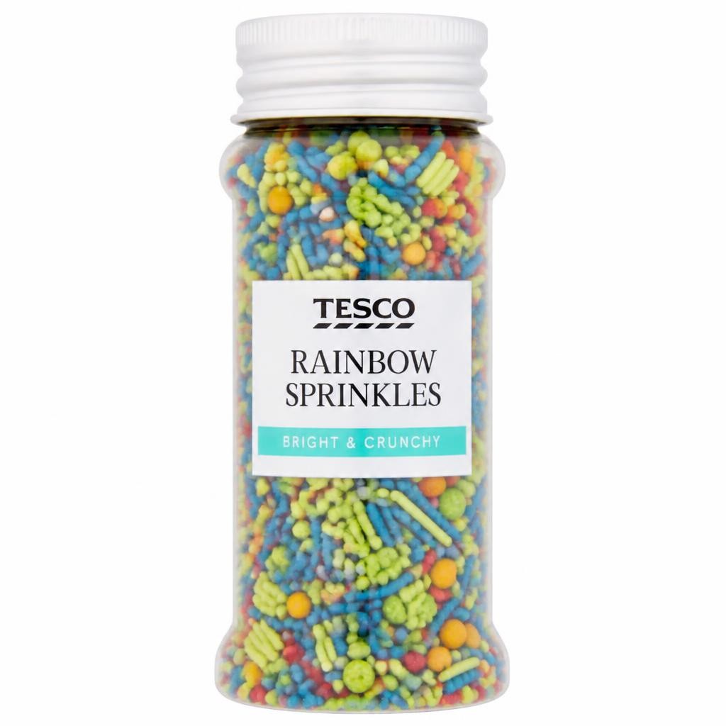 Tesco Rainbow Sprinkles 75G