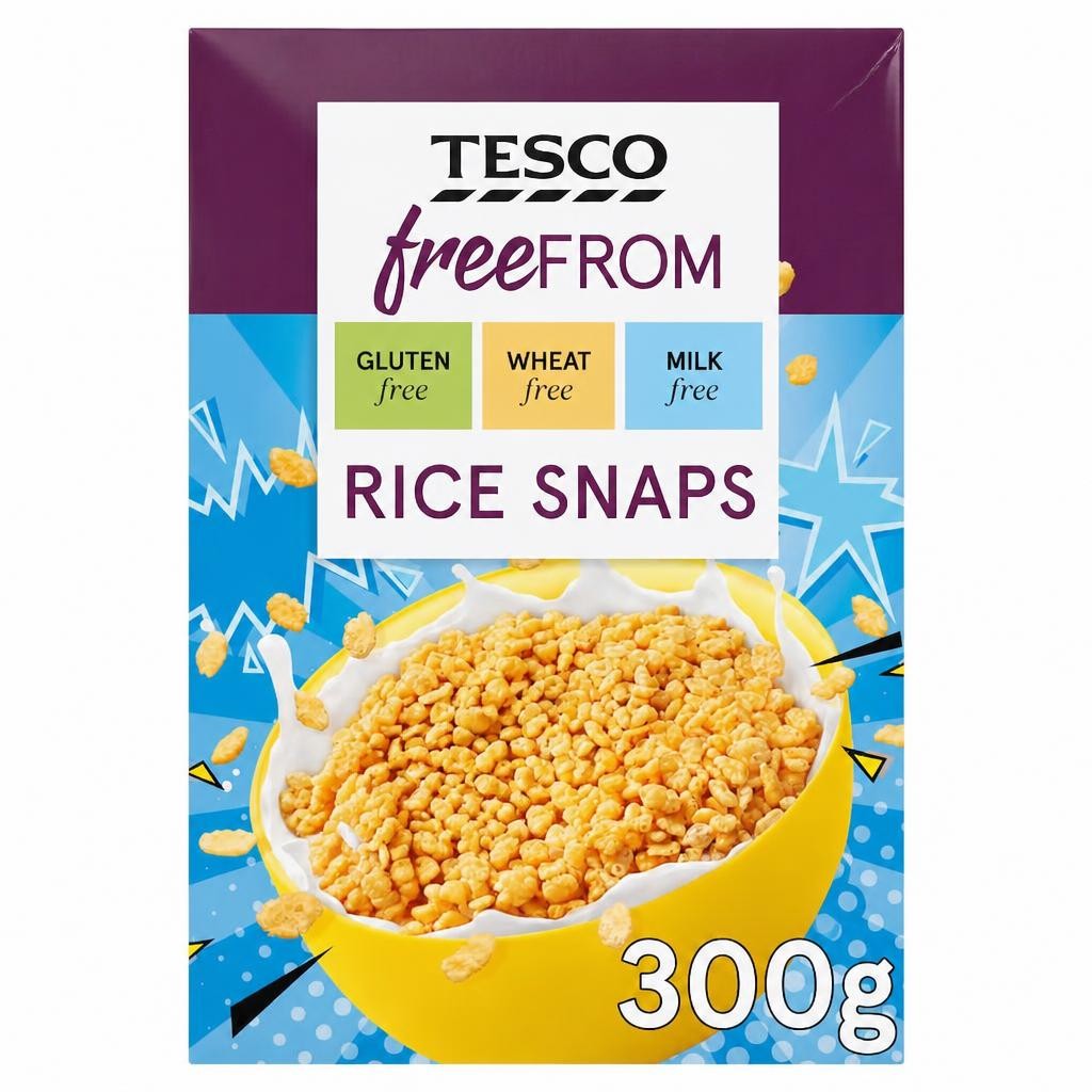 Tesco Free From Rice Snaps 300G